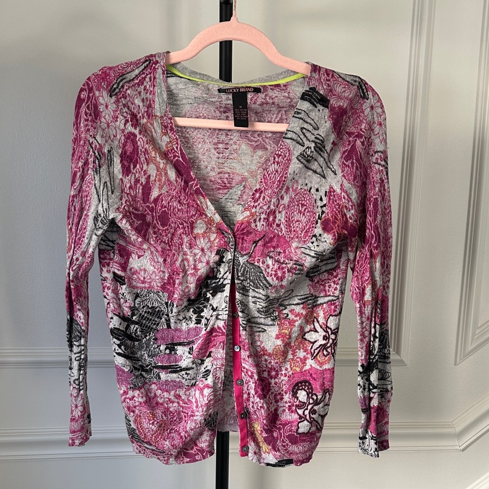 Y2K Lucky Brand Cardigan